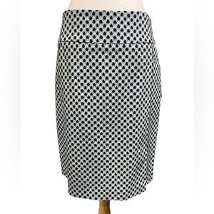 NWT Margaret M Selma Piping Detail Stitch Fix Pencil Skirt. Teal Green Size L